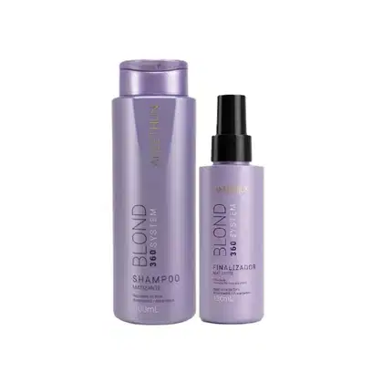 Imagem do produto Kit Aneethun Blond Matizante 360 - Shampoo 300ml + Finalizador 120ml