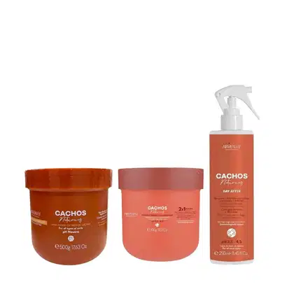 Imagem do produto Kit Arvensis Cachos Naturais - Day After 250ml + Gelatina Ativadora 500g + Máscara Capilar 2x1 500g