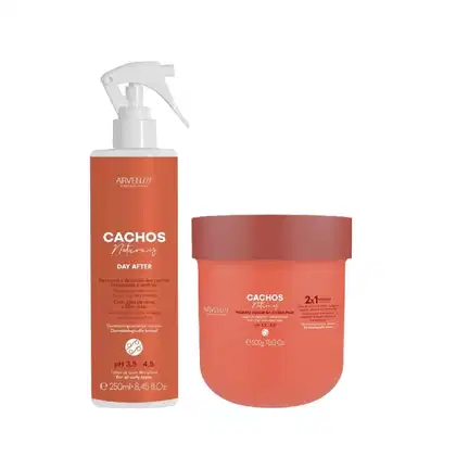 Imagem do produto Kit Arvensis Cachos Naturais - Day After 250ml + Máscara Capilar 2x1 500g