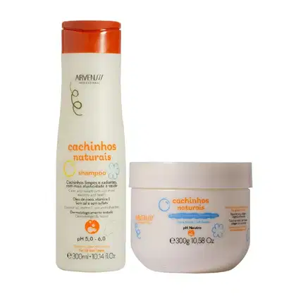 Imagem do produto Kit Arvensis Cachinhos Naturais - Shampoo 300g + Geleia Suave Fixação 300g