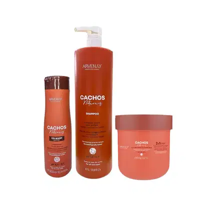 Imagem do produto Kit Arvensis Cachos Naturais - Shampoo 1L + Co-Wash 300ml + Máscara Capilar 2x1 500g