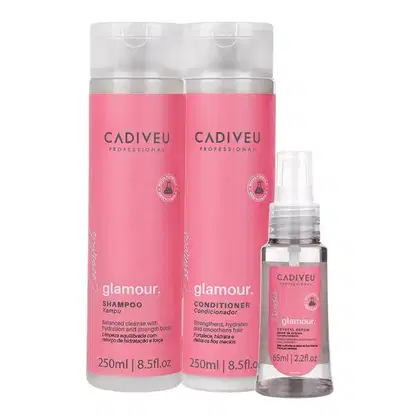 Imagem do produto Kit Cadiveu Professional Glamour - Shampoo & Condicionador 250ml + Sérum 65ml