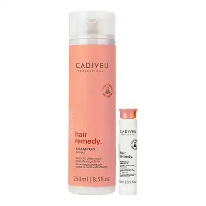 Imagem do produto Kit Cadiveu Professional Hair Remedy - Shampoo 250ml + Ampola 15ml