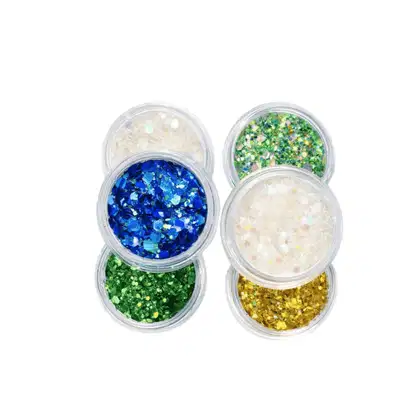 Imagem do produto Coleção de Glitter Oficial para Torcer com Brilho - Vibra Brasil (6 Cores)