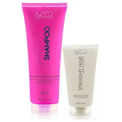 Imagem do produto Kit K.Pro Hidra - Shampoo 240ml + Straight Hair 150ml