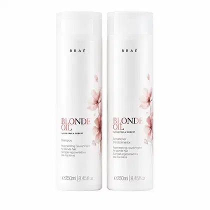Imagem do produto Kit Braé Blonde Oil By Ana Paula Siebert - Shampoo 250ml + Condicionador 250ml