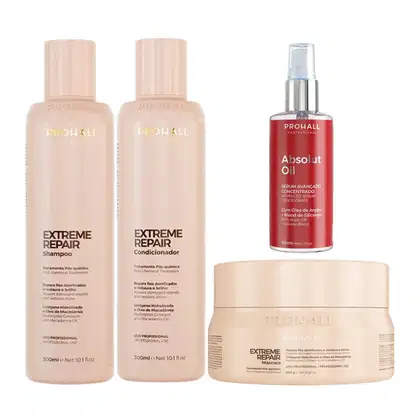 Imagem do produto Kit Prohall Extreme Repair Completo + Absolut Oil