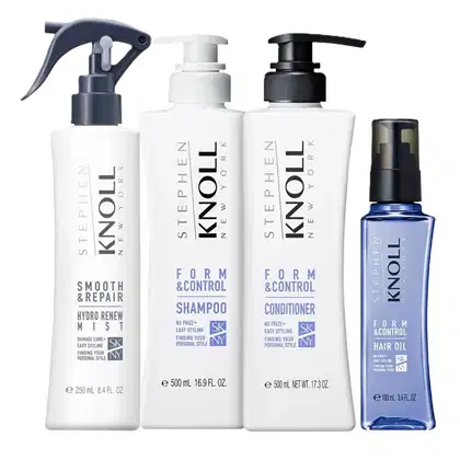 Imagem do produto Kit Stephen Knoll Form & Control - Shampoo 500ml + Condicionador 500ml + Leave-in Smooth 250ml + Hair Oil 100ml