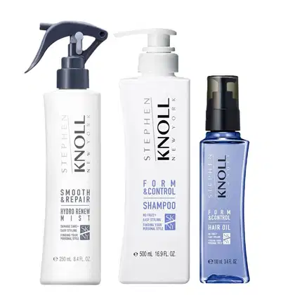 Imagem do produto Kit Stephen Knoll Form & Control - Shampoo 500ml + Leave-in Smooth 250ml + Hair Oil 100ml