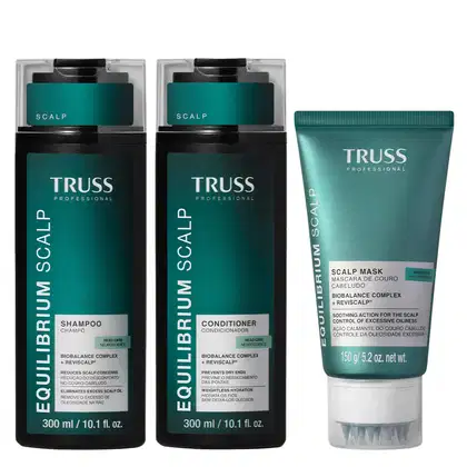 Imagem do produto Truss Equilibrium Scalp Kit Shampoo Condicionador e Máscara 150g