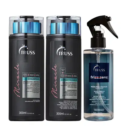 Imagem do produto Truss Miracle Kit Shampoo Condicionador e Frizz Zero Spray 260ml