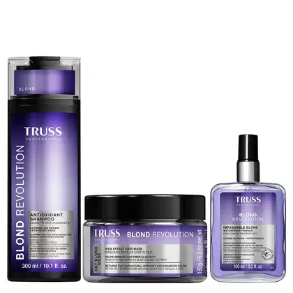 Imagem do produto Truss Blond Revolution Kit Shampoo Máscara e Finalizador Capilar 100ml