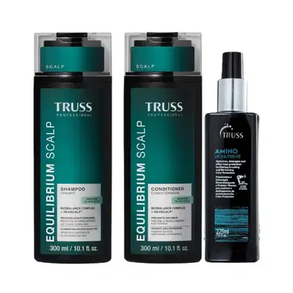 Imagem do produto Kit Truss Equilibrium Scalp - Shampoo 300ml + Condicionador 300ml + Amino Liponutriente 225ml
