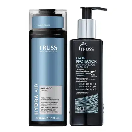 Imagem do produto Kit Truss Hydra Air - Shampoo 300ml + Hair Protector 250ml