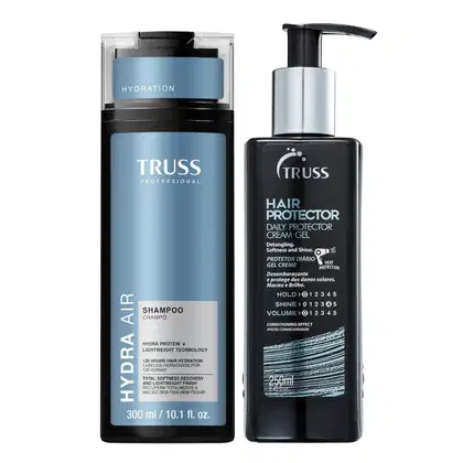 Imagem do produto Kit Truss Hydra Air - Shampoo 300ml + Hair Protector 250ml
