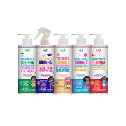 Kit Widi Care Jubinha Quinteto, 5 produtos.