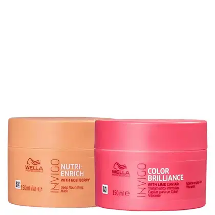 Imagem do produto Kit Wella Professionals Invigo Nutri-Enrich + Color Brilliance Duo Mask Care 150ml