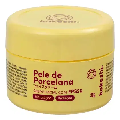 Imagem do produto Kokeshi Hidratante Facial Pele de Porcelana Com Fps20 - 30g