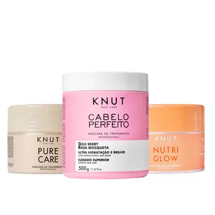 Imagem do produto Knut Kit Cronograma Capilar - 3 Máscaras