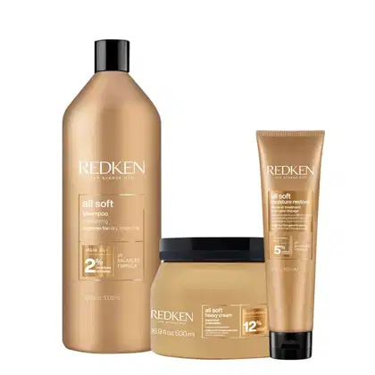 Imagem do produto Kit Redken All Soft Moisture Restore Trio (3 Produtos)