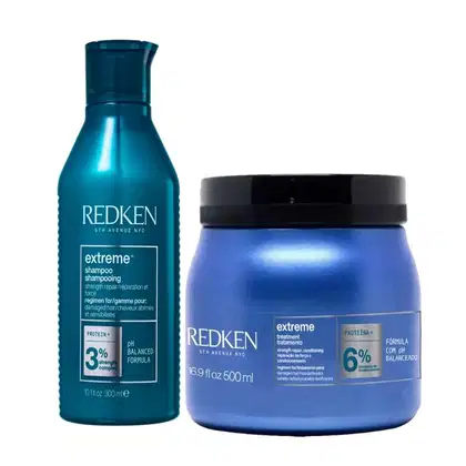 Imagem do produto Kit Redken Extreme Strenght Shampoo 300ml + Máscara 500g (2 Produtos)