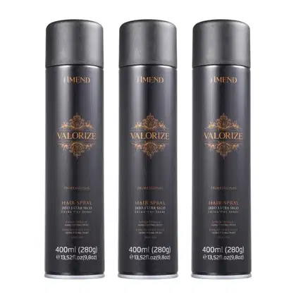 Imagem do produto Kit Amend 3 Hair Spray Valorize Ultra Forte 400ml