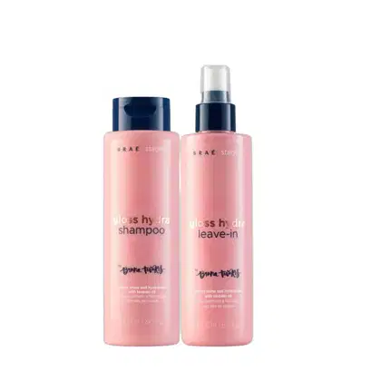 Imagem do produto Kit Braé Stages by Bruna Tavares Gloss Hydra - Shampoo 250ml + Leave-In 200ml