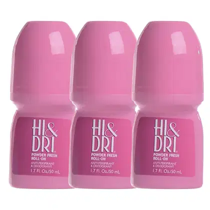 Imagem do produto Kit Hi & Dri 3 Desodorante Roll-On Powder Fresh