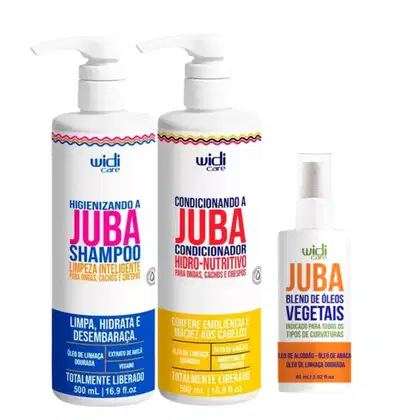 Imagem do produto Kit Widi Care - Juba Shampoo + Condicionador + Blend de Óleos Vegetais