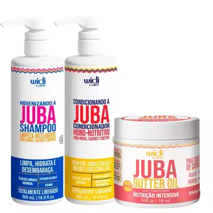 Imagem do produto Kit Widi Care - Juba Shampoo + Condicionador + Juba Butter Oil 500