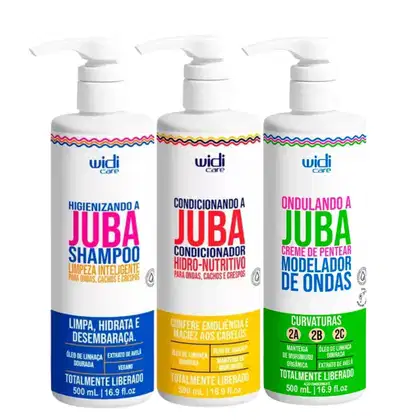 Imagem do produto Kit Widi Care - Juba Shampoo + Condicionador + Ondulando 500