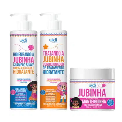 Imagem do produto Kit Widi Care Jubinha - Shampoo + Condicionador + Máscara