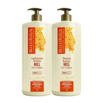 Imagem do produto Kit Mel Shampoo e Condicionador 1Litro