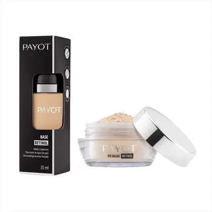 Imagem do produto Kit Payot Retinol Pó Facial Translucido + Base Cor:20