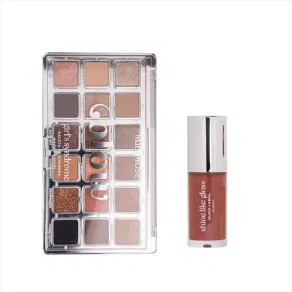 Imagem do produto Kit Ruby Rose Paleta Girls Syndrome+Gloss Shine Like Talking