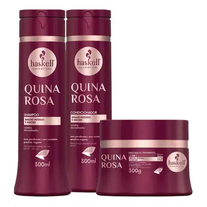 Imagem do produto Kit Haskell Quina Rosa Trio 300ml