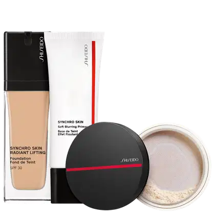 Imagem do produto Kit Shiseido Blurring Synchro Skin Cashmere (3 Produtos)