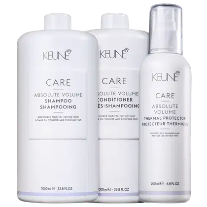 Imagem do produto Kit Keune Care Absolute Volume Thermal Protector Salon (3 Produtos)