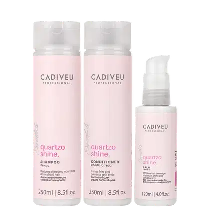 Imagem do produto Kit Cadiveu Essentials Quartzo Shine Cuidado Diário (3 Produtos)
