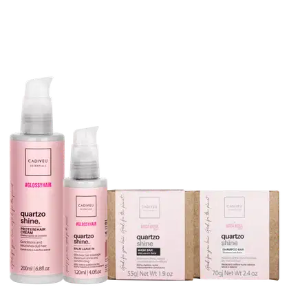 Imagem do produto Kit Cadiveu Essentials Quartzo Shine Ritual em Barra (4 Produtos)