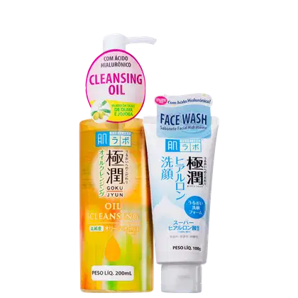 Imagem do produto Kit Hada Labo Gokujyun Duo Clean (2 Produtos)