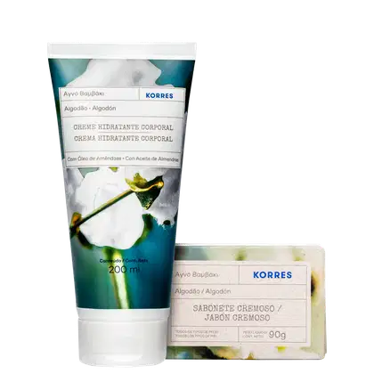 Imagem do produto Kit Korres Algodão Sabonete & Hidratante (2 Produtos)