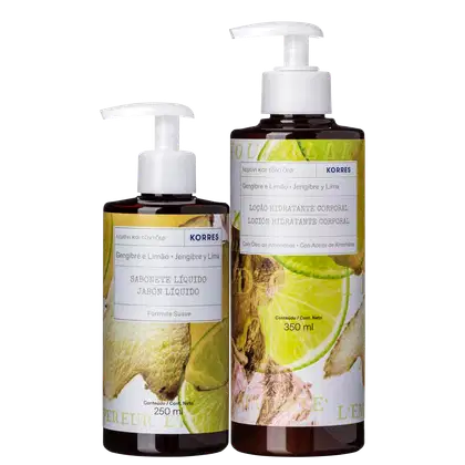 Imagem do produto Kit Korres Gengibre e Limão Sabonete & Hidratante (2 Produtos)