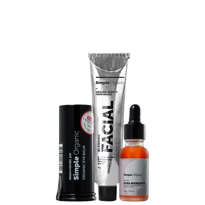 Imagem do produto Kit Simple Organic Cuidados Faciais Trio (3 Produtos)