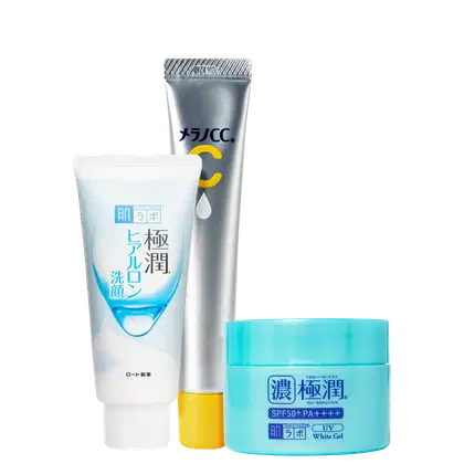 Imagem do produto Kit Hada Labo Gokujyun Melano CC Trio (3 Produtos)