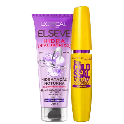 Imagem do produto Kit Beleza na Web The Colossal Volum'Express + Hidra Hialurônico (2 Produtos)