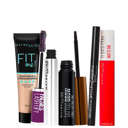 Imagem do produto Kit Maybelline Make Completa 2 (5 Produtos)