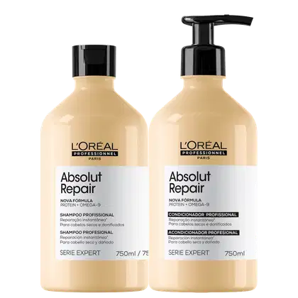 Imagem do produto Kit L'Oréal Professionnel Serie Expert Absolut Repair Omega 9 + Protein (2 Produtos)
