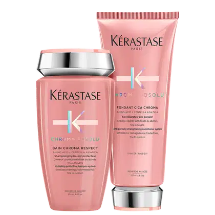 Imagem do produto Kit Kérastase Chroma Absolu Bain Respect Fondant Cica (2 Produtos)