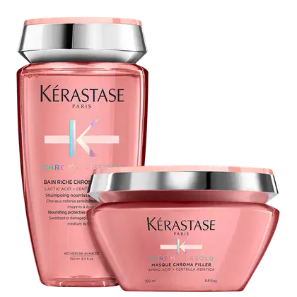 Imagem do produto Kit Kérastase Chroma Absolu Riche Respect Filler  (2 Produtos)
